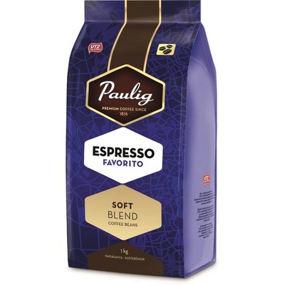 Кофе Paulig Espresso Favorito в зернах, 1кг