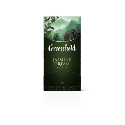 Чай Greenfield Jasmin Dream зеленый фольгир.25пак/уп 0373-15