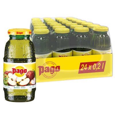 Сок Pago Яблоко 24шт*0,2л