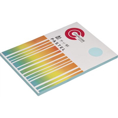 Бумага цветная ColorCode (голубая пастель), 80гр, А4, 100 листов