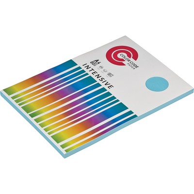 Бумага цветная ColorCode (голубой интенсив), 80г, А4, 100 листов