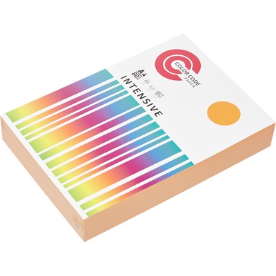 Бумага цветная ColorCode (оранж. интенсив), 80г, А4, 500 листов