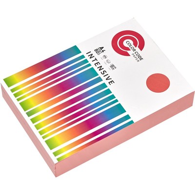 Бумага цветная ColorCode (красный интенсив), 80г, А4, 500 листов