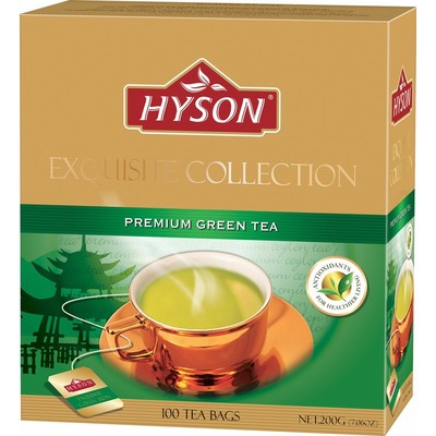 Чай HYSON зел. Exguisite Collection Premium Green 100 пак x 2гр/уп