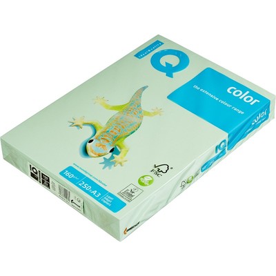 Бумага цветная IQ COLOR (А3,160г,МG28-зеленый,Австрия) пачка 250л.