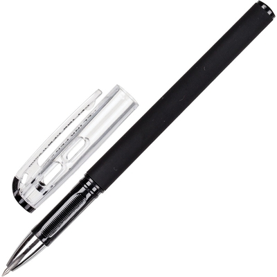 Ручка гелевая Attache черный,0,5мм, конусный наконечник