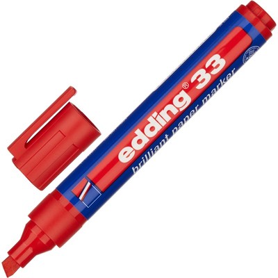 Маркер пигментный EDDING E-33/002 красный 1,5-3 мм скош. наконечник