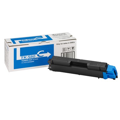 Картридж лазерный Kyocera TK-580C гол. для FS-C5150DN