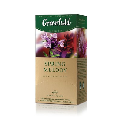 Чай Greenfield Spring Melody черный фольгир.25пак/уп 0525-10