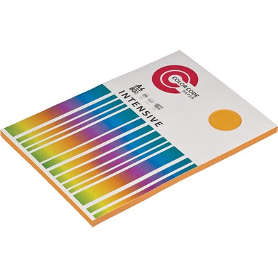 Бумага цветная ColorCode (оранжевый интенсив), 80г, А4, 100 листов